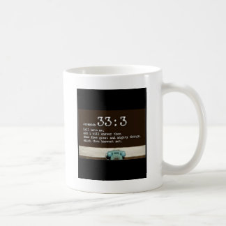 Jeremiah 33:3 kaffemugg