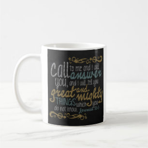 Jeremiah 33:3 Mugg