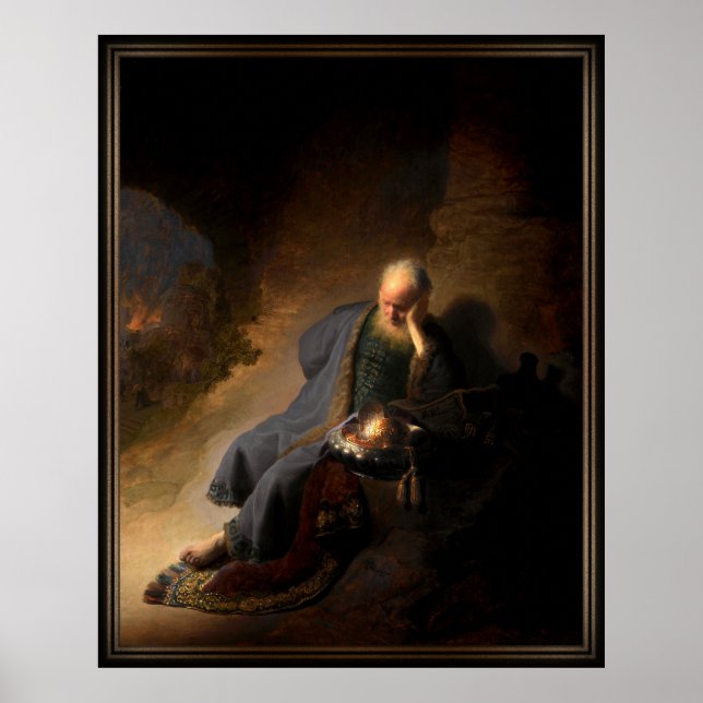 Jeremiah Lamating the Destruction of Jerusalem Poster (Framsidan)