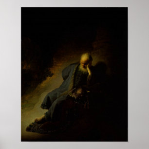 Jeremiah Lamendiom förstörelsen av Jerusalem Poster