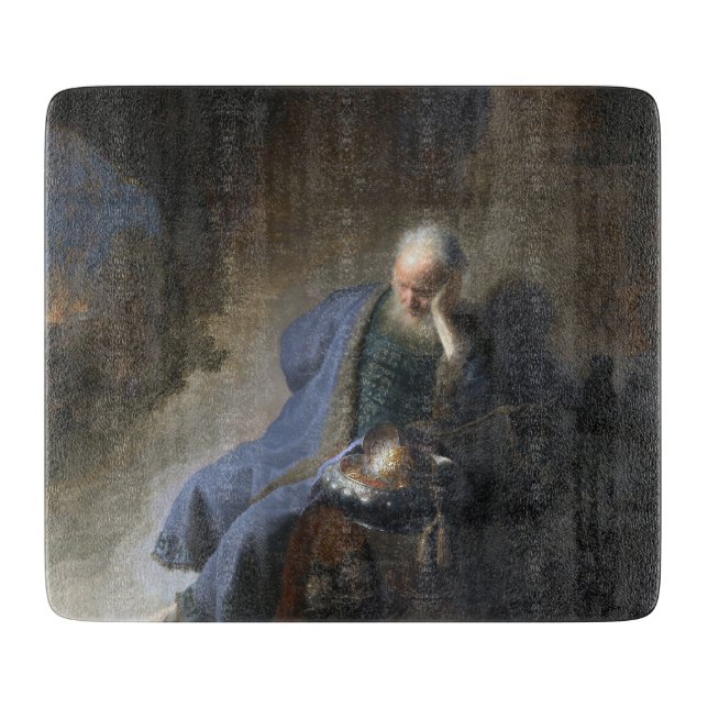 Jeremiah Lamentiing om Jerusalems fall, Rembrandt (Framsidan)