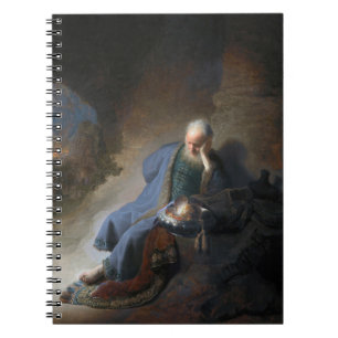 Jeremiah Lamentiing om Jerusalems fall, Rembrandt Anteckningsbok
