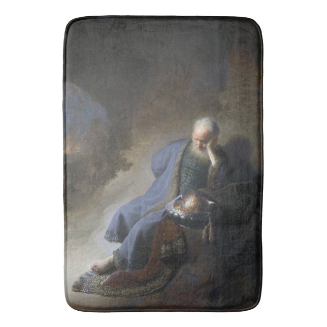 Jeremiah Lamentiing om Jerusalems fall, Rembrandt Badrumsmatta (Framsidan (Vertikal))
