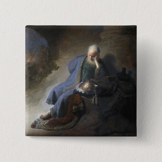 Jeremiah Lamentiing om Jerusalems fall, Rembrandt Knapp (Framsida)
