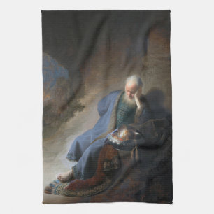 Jeremiah Lamentiing om Jerusalems fall, Rembrandt Kökshandduk