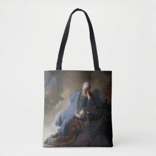 Jeremiah Lamentiing om Jerusalems fall, Rembrandt Tygkasse