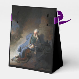 Jeremias klagande över Jerusalems fall, Rembrandt Presentaskar
