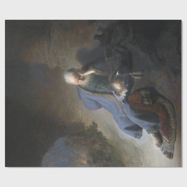Jeremias klagande över Jerusalems fall, Rembrandt Presentpapper (Platt)