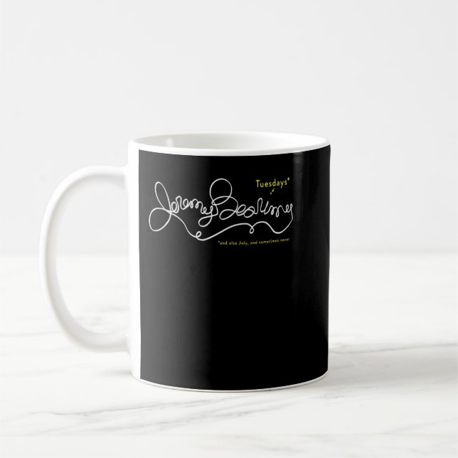 Jeremy Bearimy in white (med notation) Classic T  Kaffemugg (Vänster)