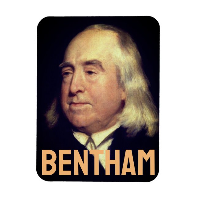 Jeremy Bentham Magnet (Vertikal)