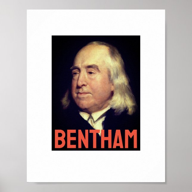 Jeremy Bentham Poster (Framsidan)