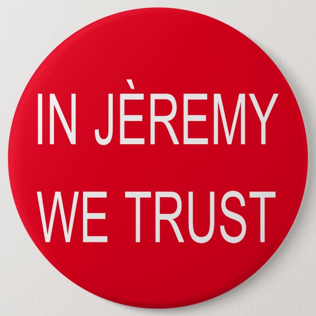 Jeremy Corbyn Arsène emblem Knapp (Framsida)