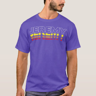 Jeremy Förnamn Roligt Vintage Solnedgång Jeremy pr T Shirt