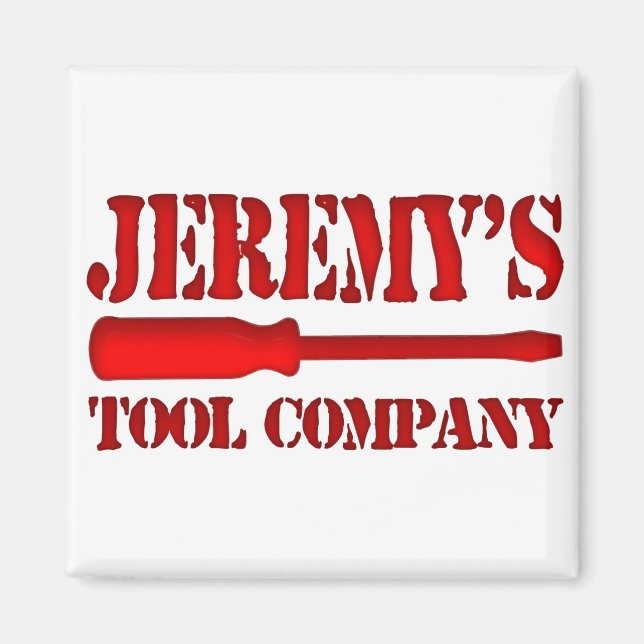 Jeremy's Verktyg Company Magnet (Framsidan)