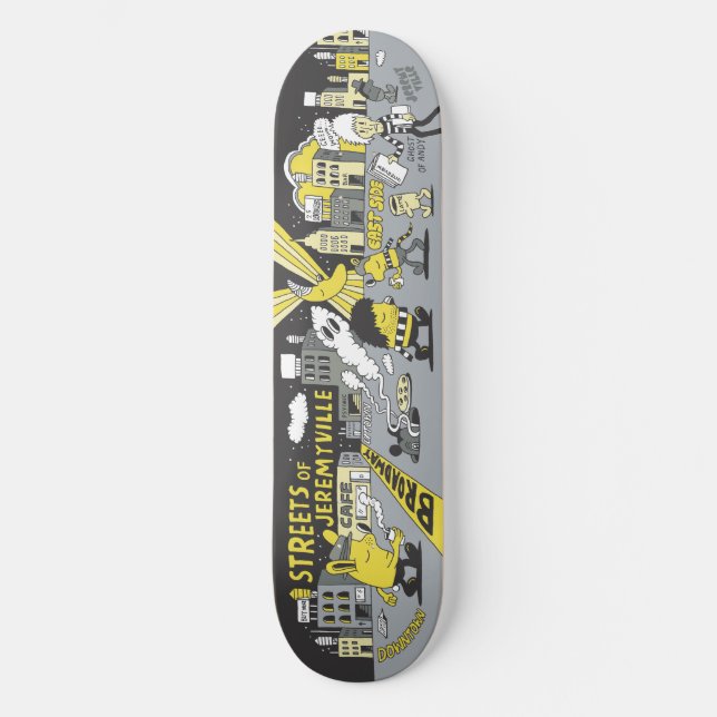 Jeremyvilles inre vattenvägar mini skateboard bräda 18,7 cm (Framsida)