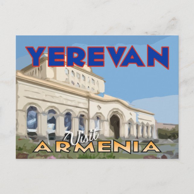 Jerevan, besök Armenien Vykort (Framsida)