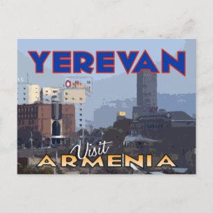 Jerevan, besök vykort för Armenien