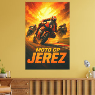 Jerez Circuito de Velocidad MotoGP Spanska Grand P Canvastryck