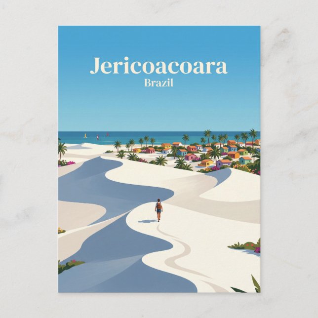 Jericoacoara Brasilien Vykort (Framsida)