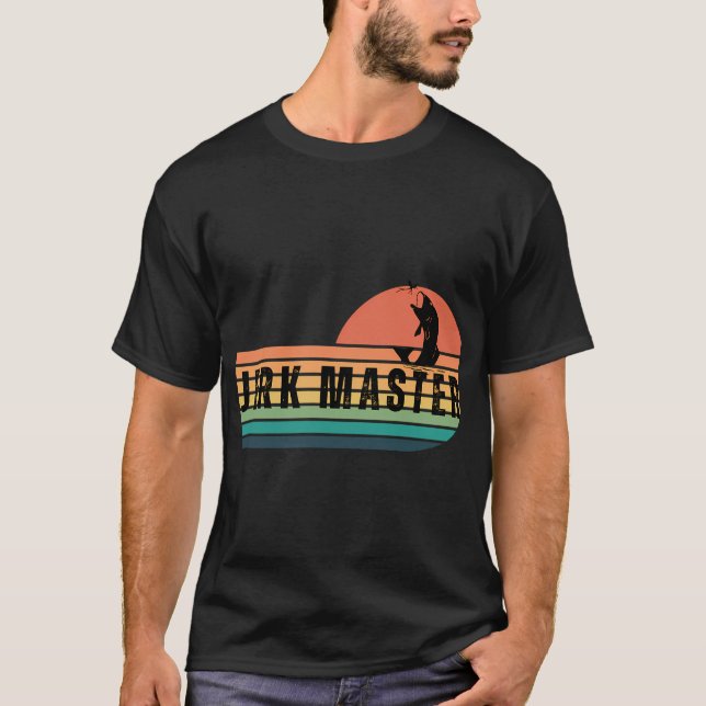 Jerk Master Fiske  T Shirt (Framsida)