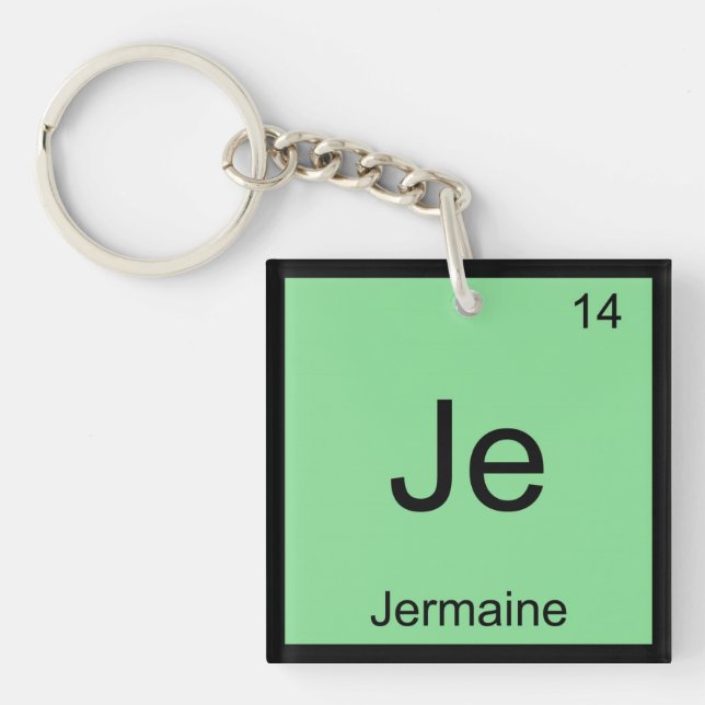Jermaine Namn kemi Inslag Periodic Bord (Framsidan)