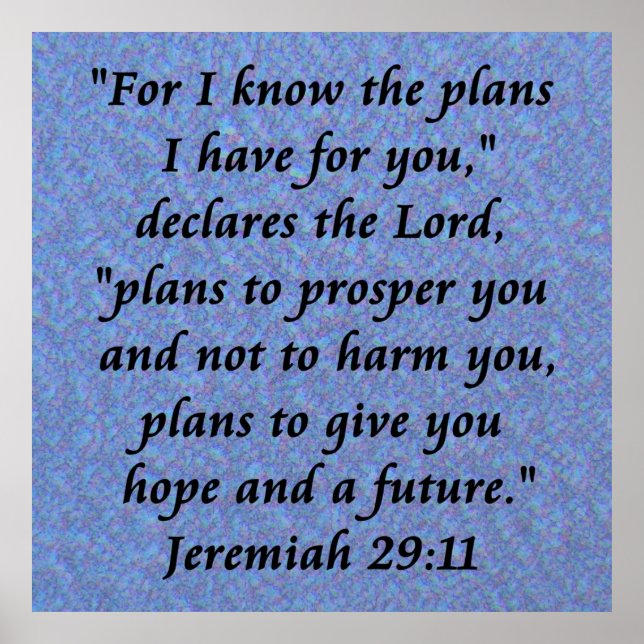 jermiah 29-11 poster (Framsidan)