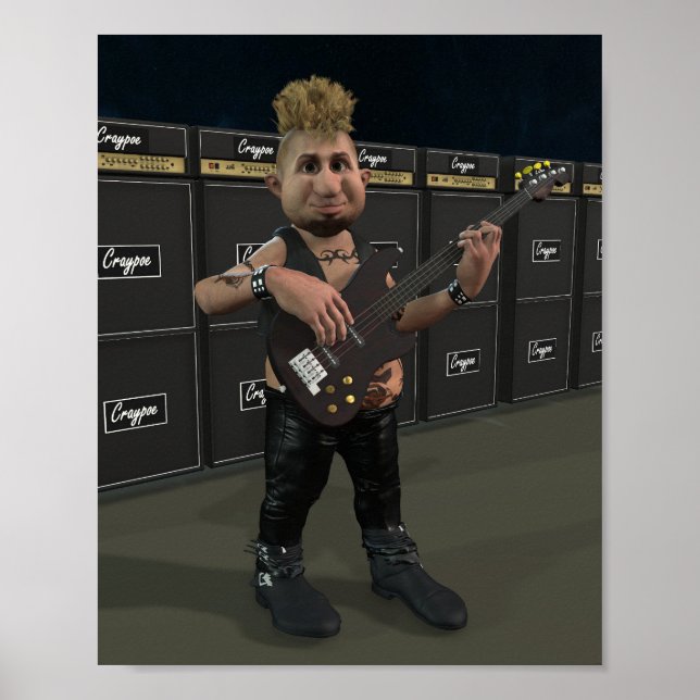 Jerome "Boom" Bloom från Pnksters Poster (Framsidan)