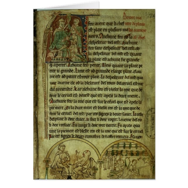 Jerome: En doktor som besöker en tålmodig Hälsningskort (Framsidan)