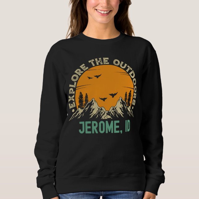 Jerome Idaho  Utforska Naturen T Shirt (Framsida)