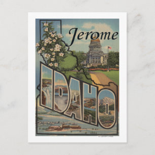 Jerome, IdahoLarge Brev ScenesJerome, ID Vykort