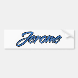 Jerome Namn blue Aufkleber Sticker Autoaufkleber Bildekal