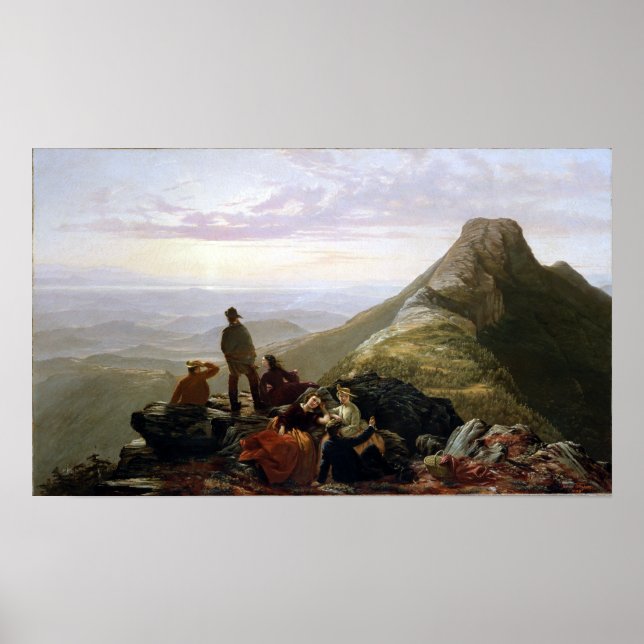 Jerome Thompson Belated Party Mansfield Mountain Poster (Framsidan)