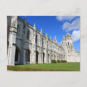 Jeronimos-klostret i Belem, Lissabon, Portugal Vykort