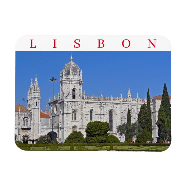 Jeronimos Monastery-kylmagnet Magnet (Horisontell)
