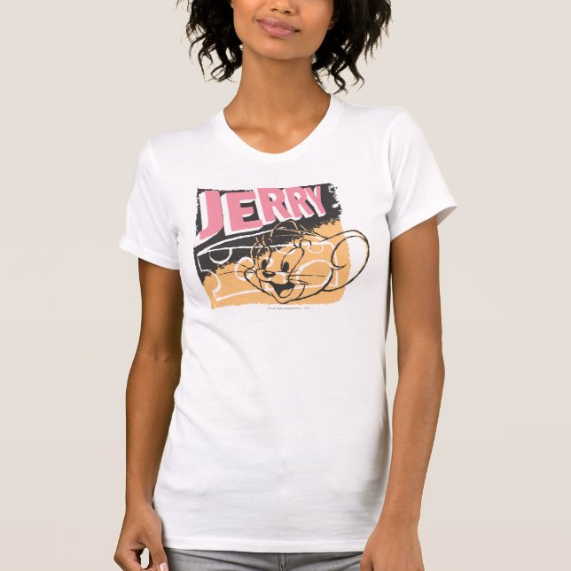 Jerry Ansikte on Cheese Tee (Framsida)