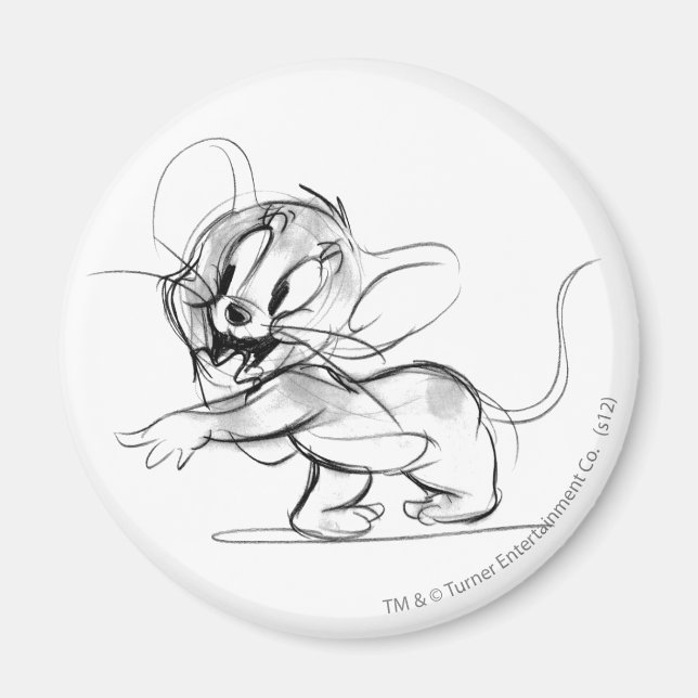 Jerry Bashful Sketch Magnet (Framsidan)