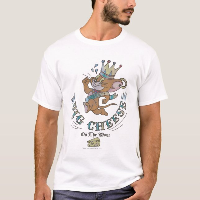 Jerry Big Cheese på Måne 2 Tee Shirt (Framsida)