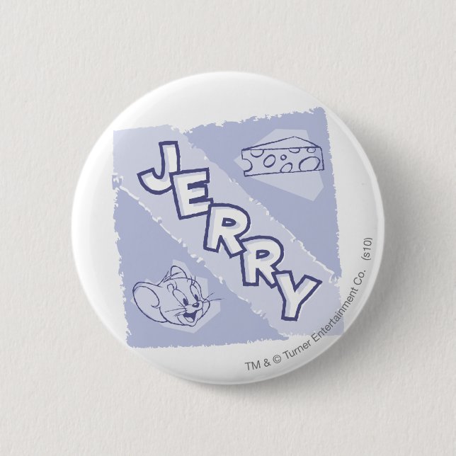 Jerry Blue Cheese Logotyp Knapp (Framsida)