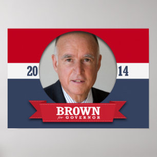 JERRY BROWN KAMPANJ POSTER