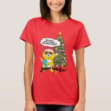 Jerry Cat Helgdag Shirt