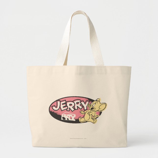 Jerry Cheese Logotyp Jumbo Tygkasse (Framsidan)