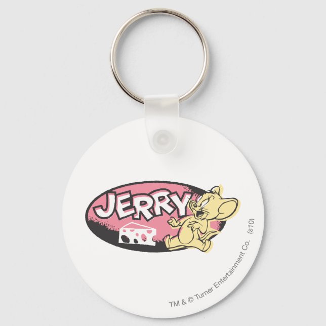 Jerry Cheese Logotyp Nyckelring (Framsida)
