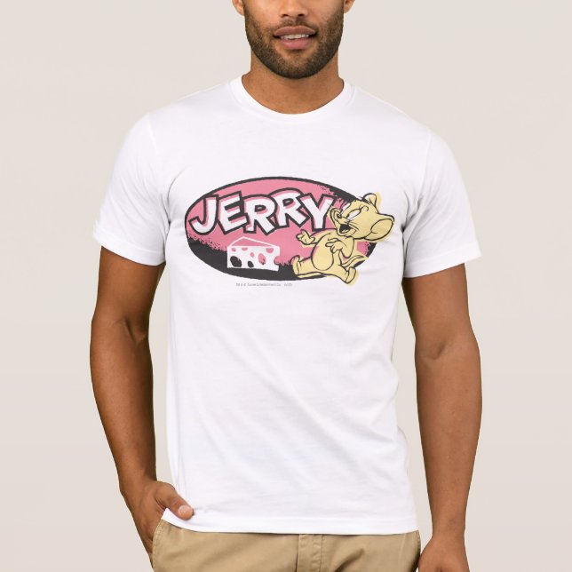 Jerry Cheese Logotyp Tee Shirt (Framsida)