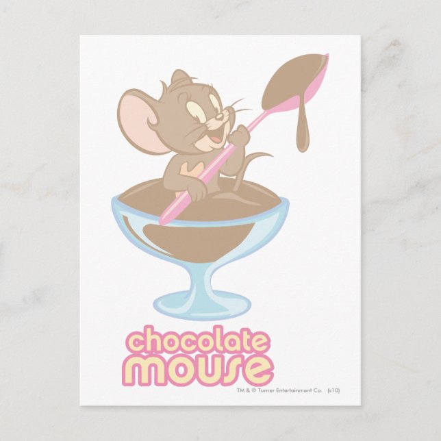 Jerry Chocolate Mouse Vykort (Framsida)