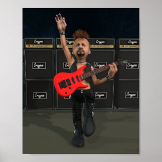 Jerry från Punksters. Poster