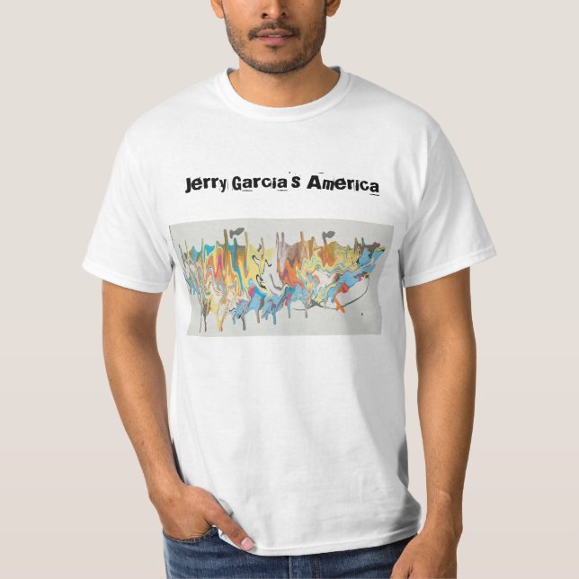 Jerry Garcias Amerika T Shirt (Framsida)