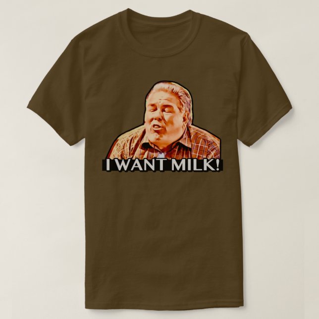 Jerry Gergich, jag vill ha Mjölk T Shirt (Design framsida)