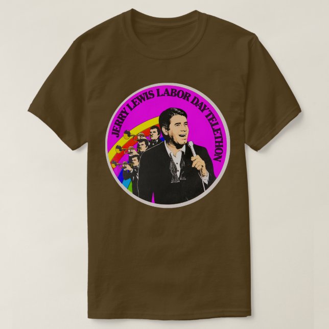 Jerry Lewis Labor Day Telethon T Shirt (Design framsida)