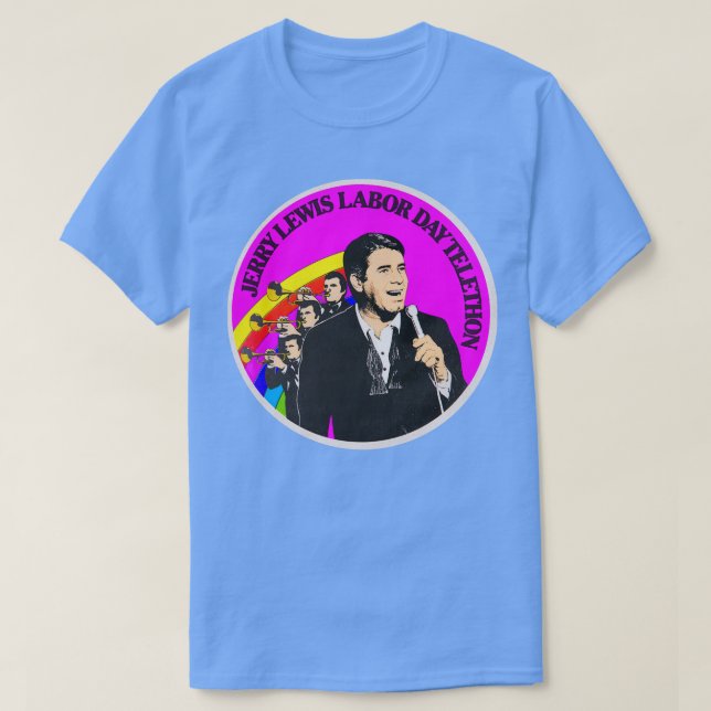 Jerry Lewis Labor Day Telethon T Shirt (Design framsida)