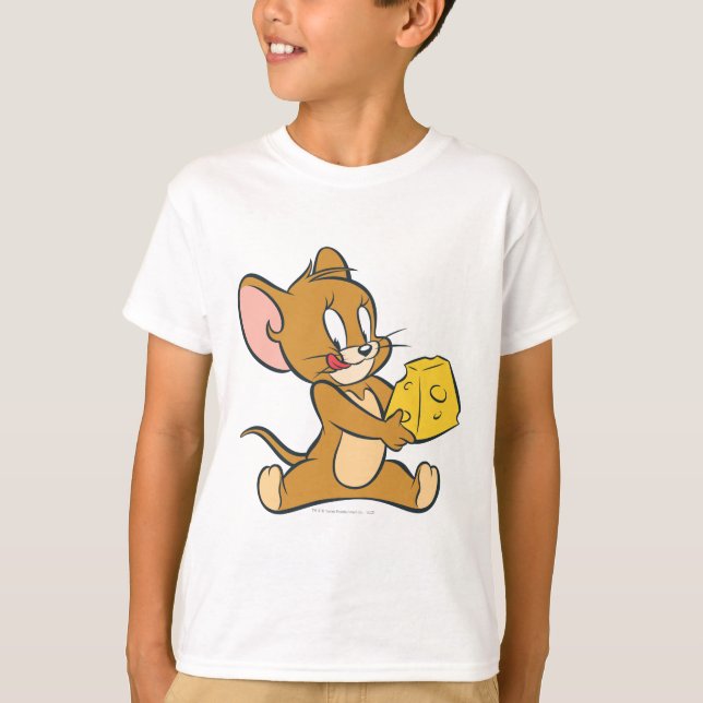 Jerry Likes Hans Cheese Tee Shirt (Framsida)